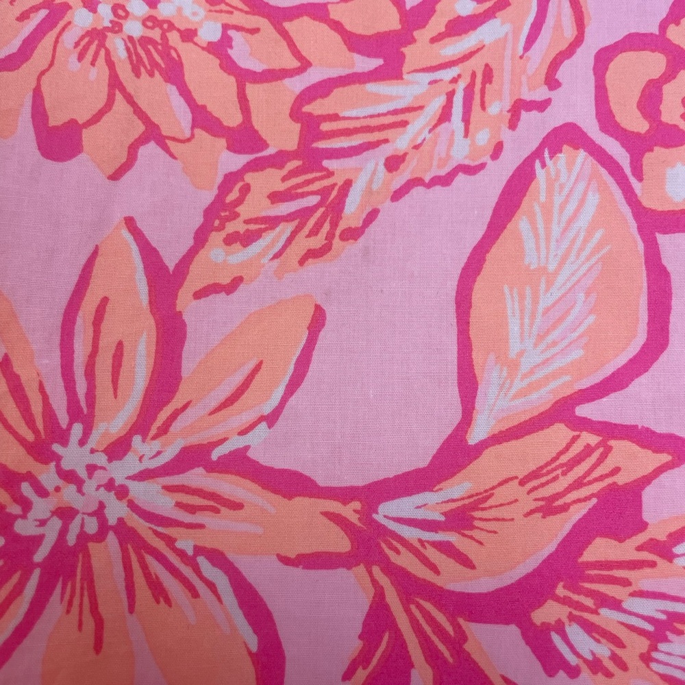 Lilly Pulitzer Barbara Blouse In Mandevilla Baby Days Bloom - Picture 10 of 10
